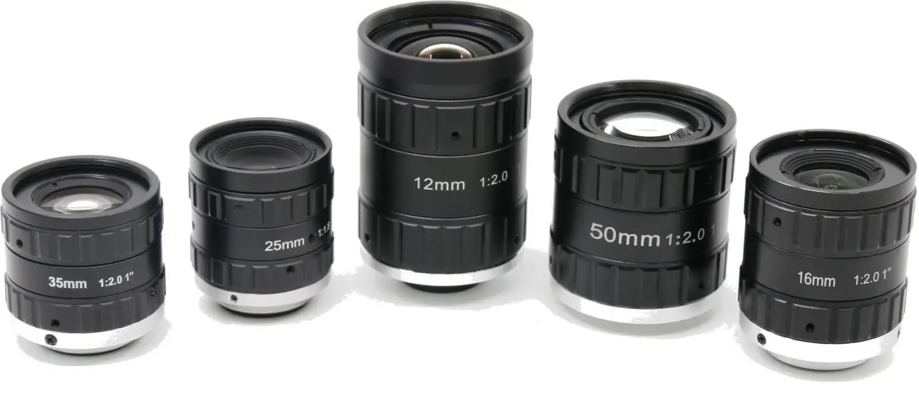 1 10MP 12mm FA Lens CCTV Lens Ultra-high resolution lens C-Mount Multi-layer coating high transmittance Compact structure