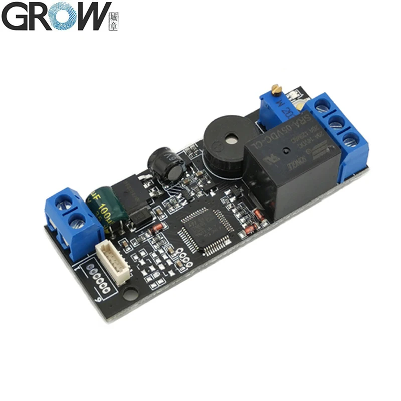 GROW K202-Interruptor de placa de Control de huella dactilar, sistema de Control de acceso de bajo consumo de energía, DC12V