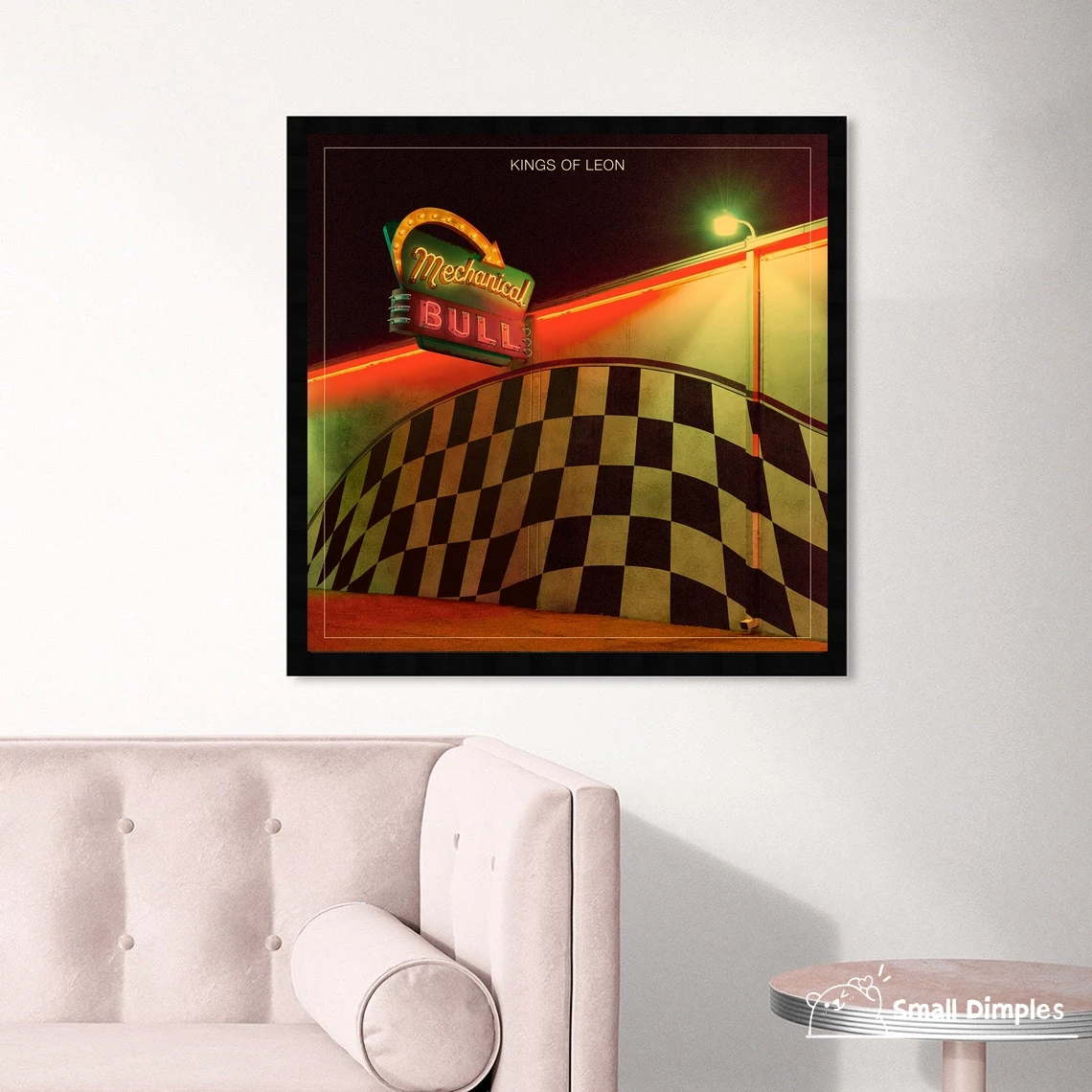 Kings Of Leon-Póster de álbum de música de toro mecánico, lienzo impreso, decoración del hogar, pintura de pared (sin marco)