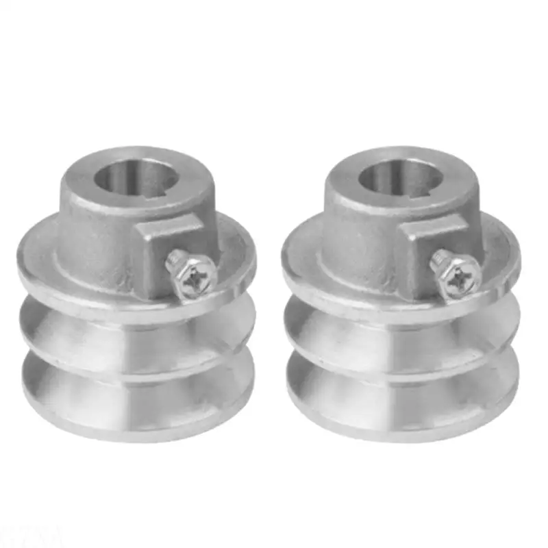

G7NA Replacement Pulley for 168F 170F Easy Installation Stable Performances Belt Pulley 19mm/20mm Bore Double Grooves Pulley