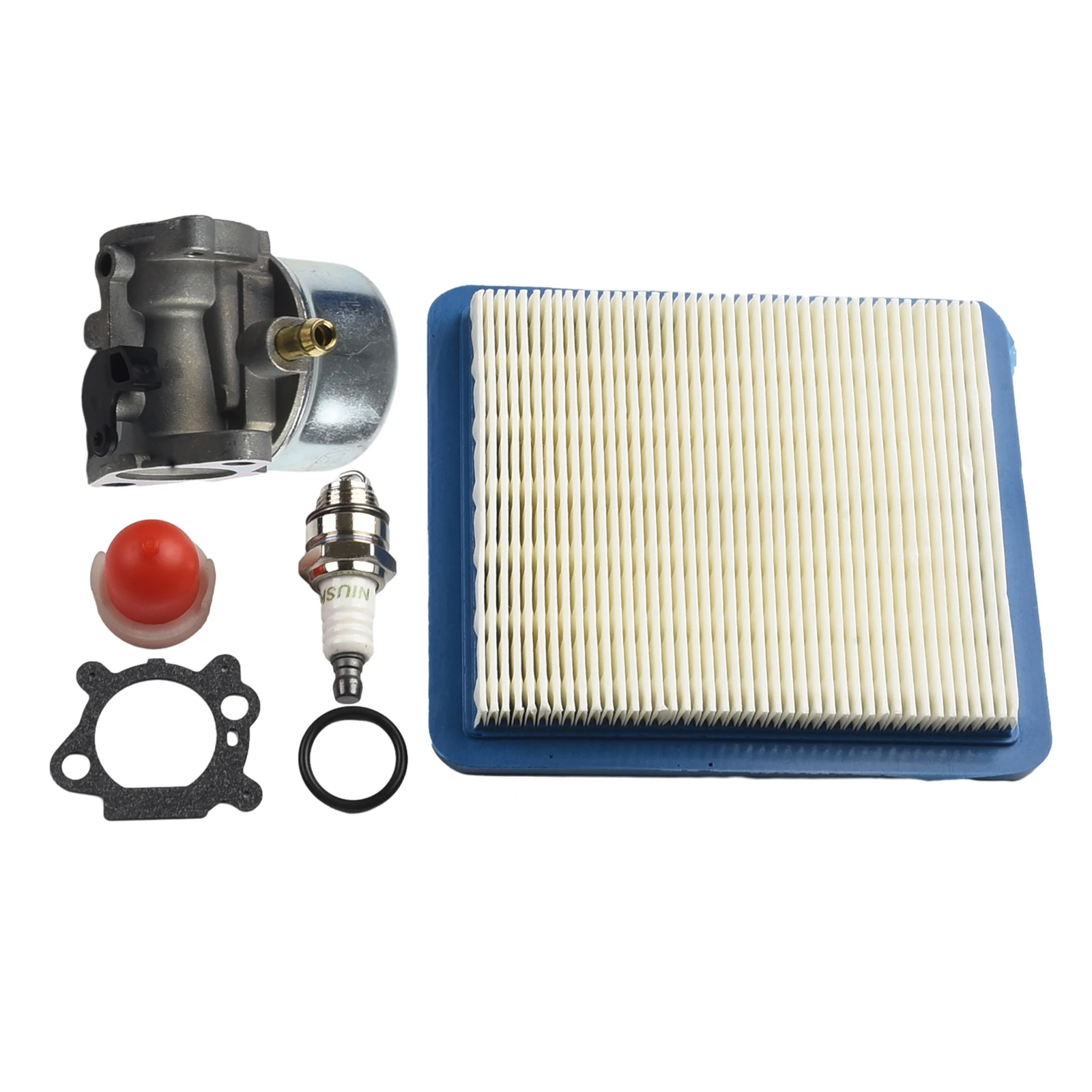 Carburetor and Air Filter Kit for Mower Replacement Compatible with For 799868 498170 Fits 12D802 12F702 12F802 Models