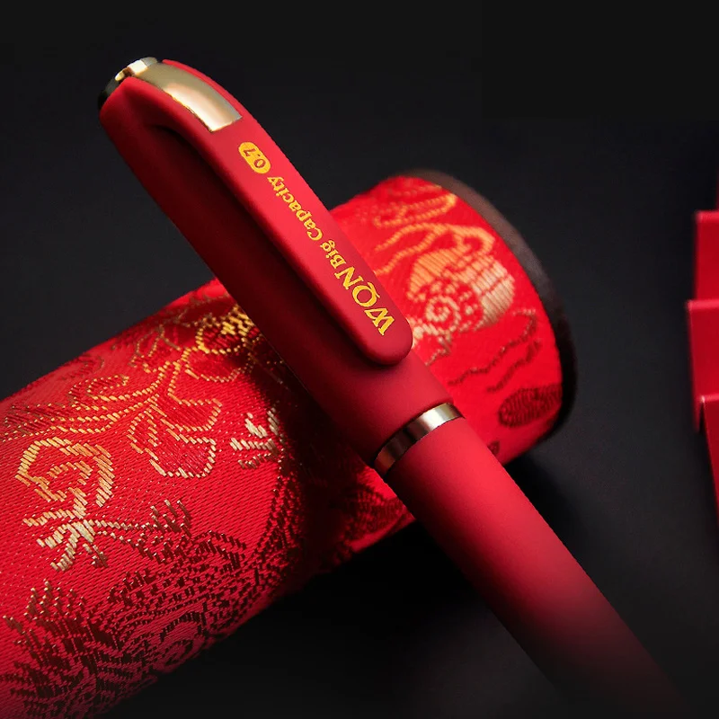 قلم محايد ذو سعة كبيرة ، أسود ، أزرق ، بنفسجي ، أخضر ، حبر أحمر ، 0.7 مللي متر ، كربون ، خط عربي ، معلم ، توقيع أعمال ، 4 قطعة ، مجموعة #3