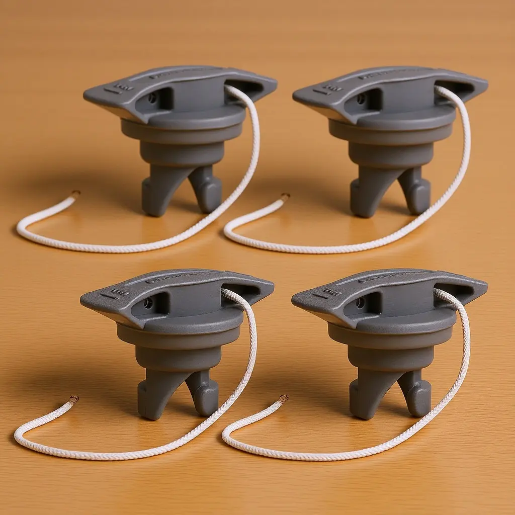 4Pcs Boat Cap Set for Inflatable Boats Kayaks Canoes Paddle Boards Robust Air Plug Replacement Portable All Weather