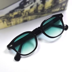 Pirate Captain Jack Johnny Depp LEMTOSH Original Sunglasses Retro Round Acetate UV400 Protection Polarized Summer Shades Unisex