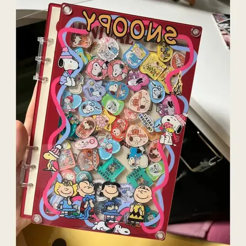 스누피 쉐이크 아크릴 노트북 분리형 만화, 재미있는 DIY 메모장, 서프라이즈 친구 선물, 학생 문구, 도매, 신제품 