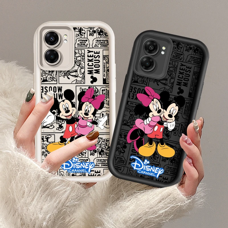 Disney Mickey Minnie Mouse Art Eye Ladder For OPPO Find X5 X3 A58 A57 A55 A53 A54 A92 A74 A78 A98 A16 A94 A76 A72 5G Back