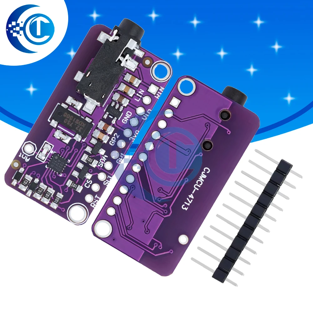 FM Transmitter Module SI4713 Stereo Frequency Modulation CJMCU-4713 DC 3-5V Digital Wireless Radio MCU Controller