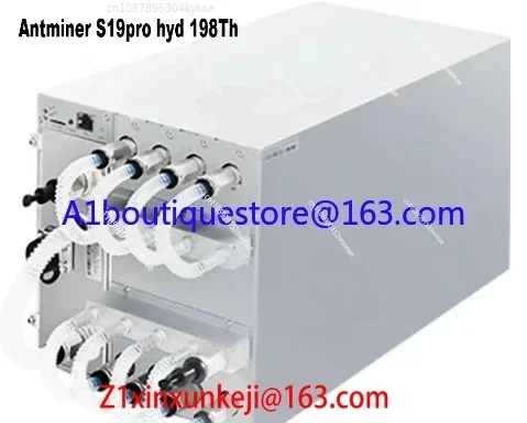 Antminer-máquina de minería de Bitcoin, refrigeración por agua, S19pro, HYD, 2024 T, 198T, 184 W, BCH, BTC, 5445