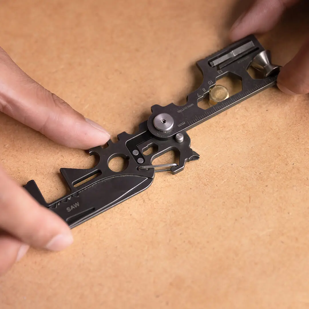 Youpin มัลติฟังก์ชั่ Mini EDC เครื่องมือ420เกรดสแตนเลสสตีล Multitool 28 In 1 Mini Hand Tool คีมไขควงที่เปิดขวด