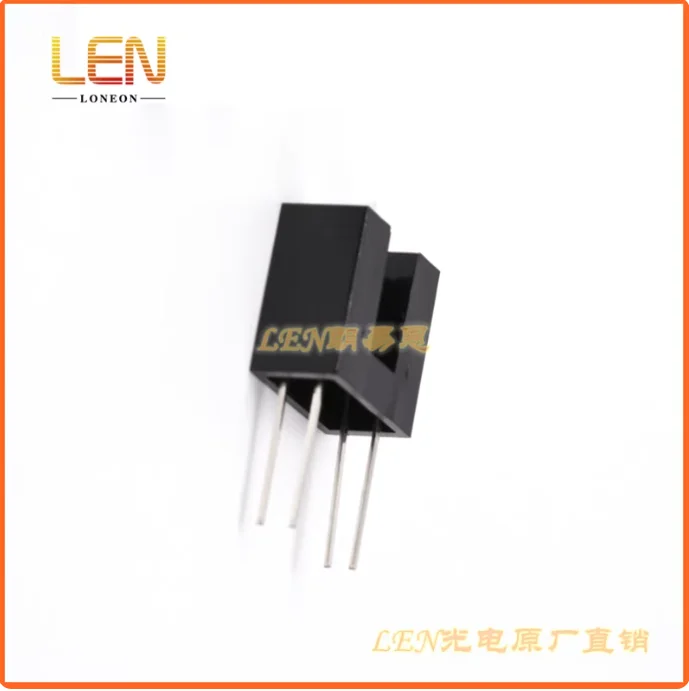 10pcs H125C51 opposed photoelectric switch infrared photoelectric sensor slot type U-shaped optocoupler slot width 4MMLEN