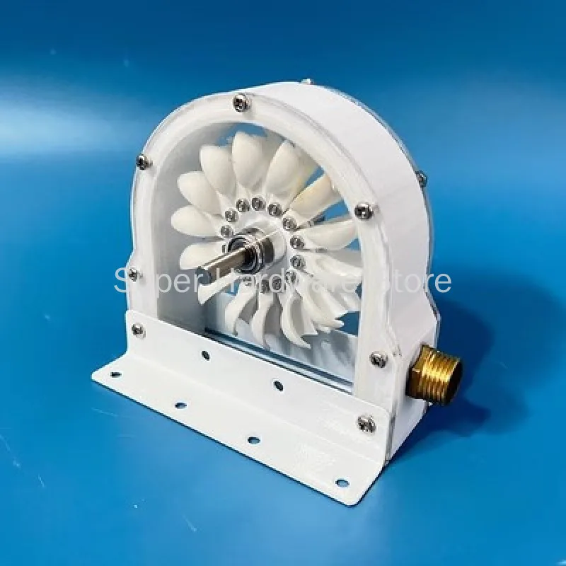 High Efficiency Pelton Water Turbine Impact Water Wheel Bucket Wheel Multi-purpose DIY Water Generator