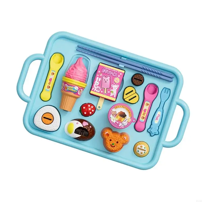 Set giocattoli simulazione cucina per bambini Gioco alimentazione imitazione Facile da riporre e viaggiare