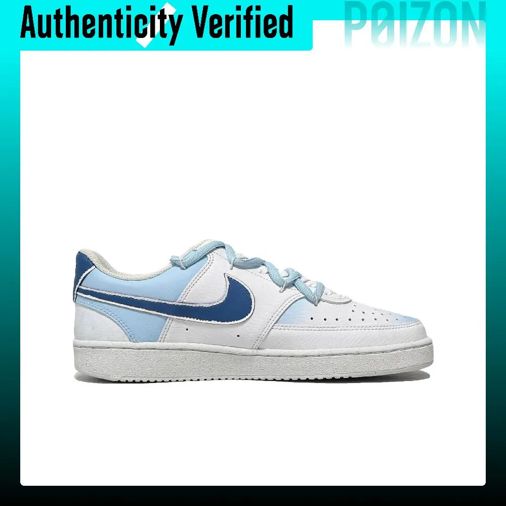 Nike Court Vision 1 West Highland Puppy Cushioning Low top Skateboard Shoes Women's White Blue DH3158-100(Team61-)