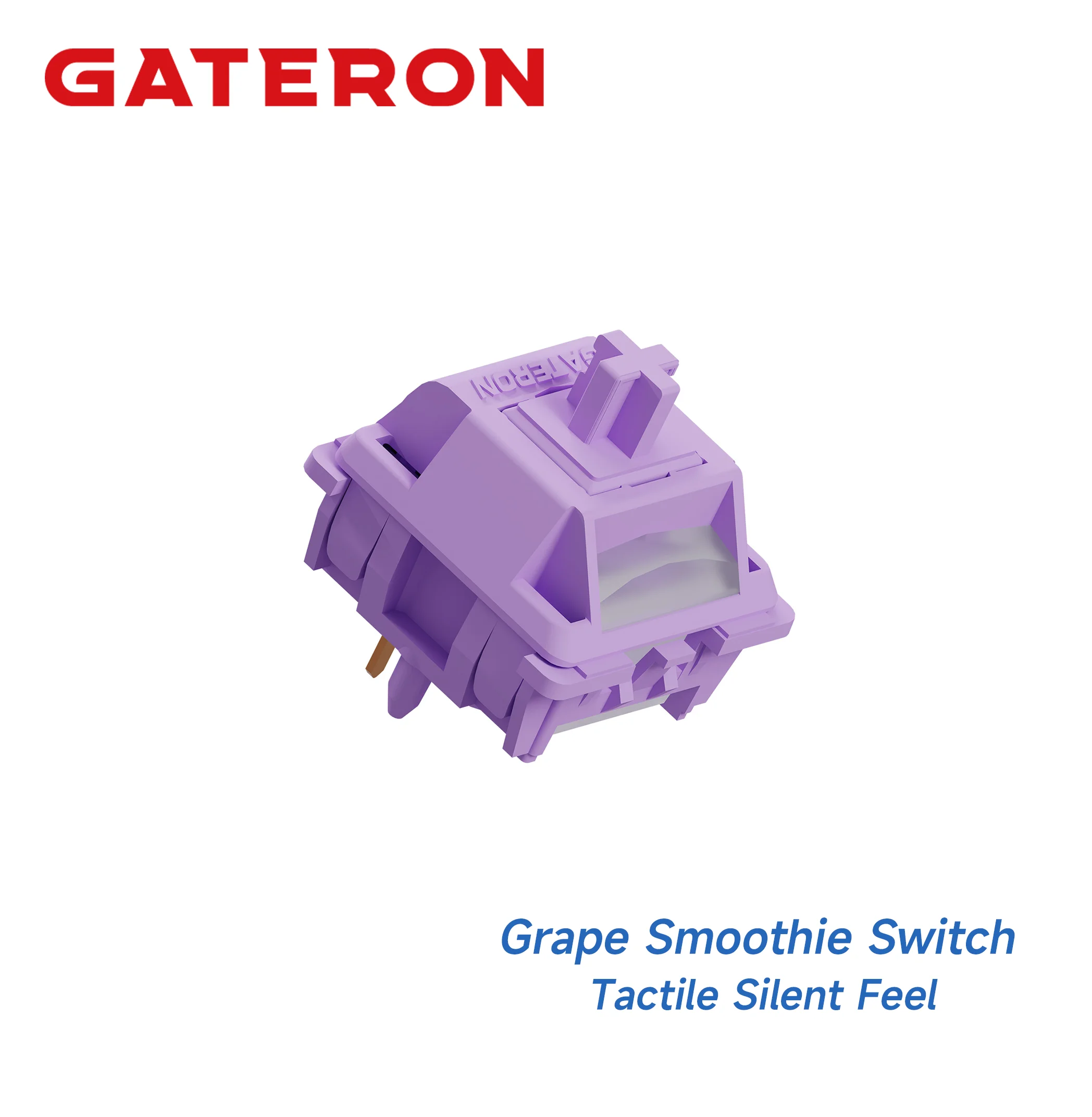 GATERON Smoothie Series Families Switch 5 Pin Linear Tactile Silent Full POM Housing Stem RGB DIY Hotswap for Mechanical Keyboar view 5