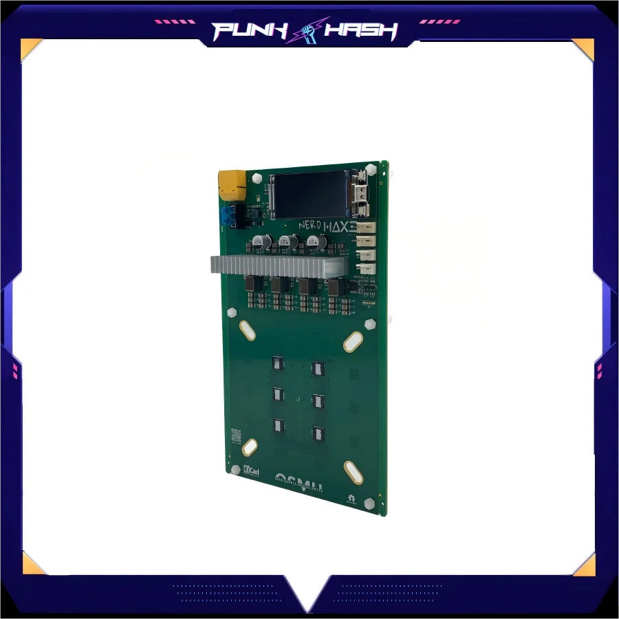 NerdHAXE+ 7.2TH/S Bitaxe NerdQaxe++ BTC  Solo Miner 7.2TH/S  6XBM1370 ASIC Chip Open Source Bitcoin Crypto Miner Silent Miner