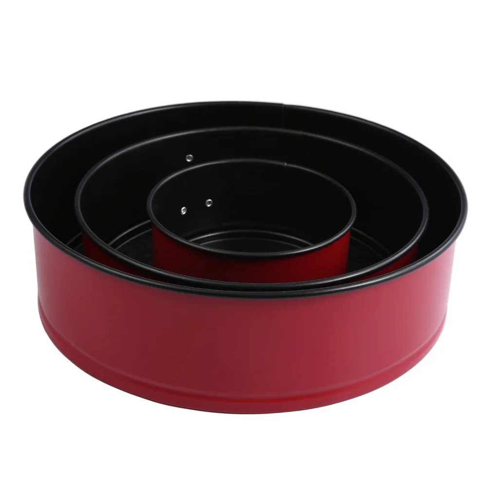 

7 Inches Non-Stick Removable Base Cake Anti-Rust Lightweight Leakproof Pan Stainless Steel Live Bottom Cake