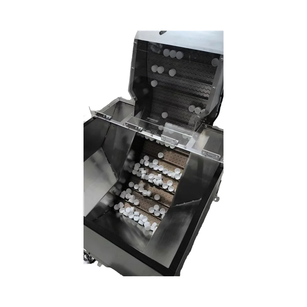 Componenti del nucleo del motore e del PLC della macchina di smistamento del tappo a benna 220V per uno screening efficiente e scarica unificata dei tappi di bottiglia