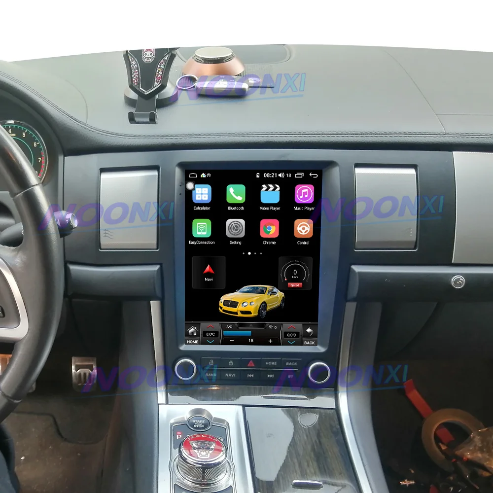 

Car Radio With IPS Tesla Screen Video Bluetooth 2 Din Stereo Automotive Multimedia Players Carplay For Jaguar XF X250 2004-2015