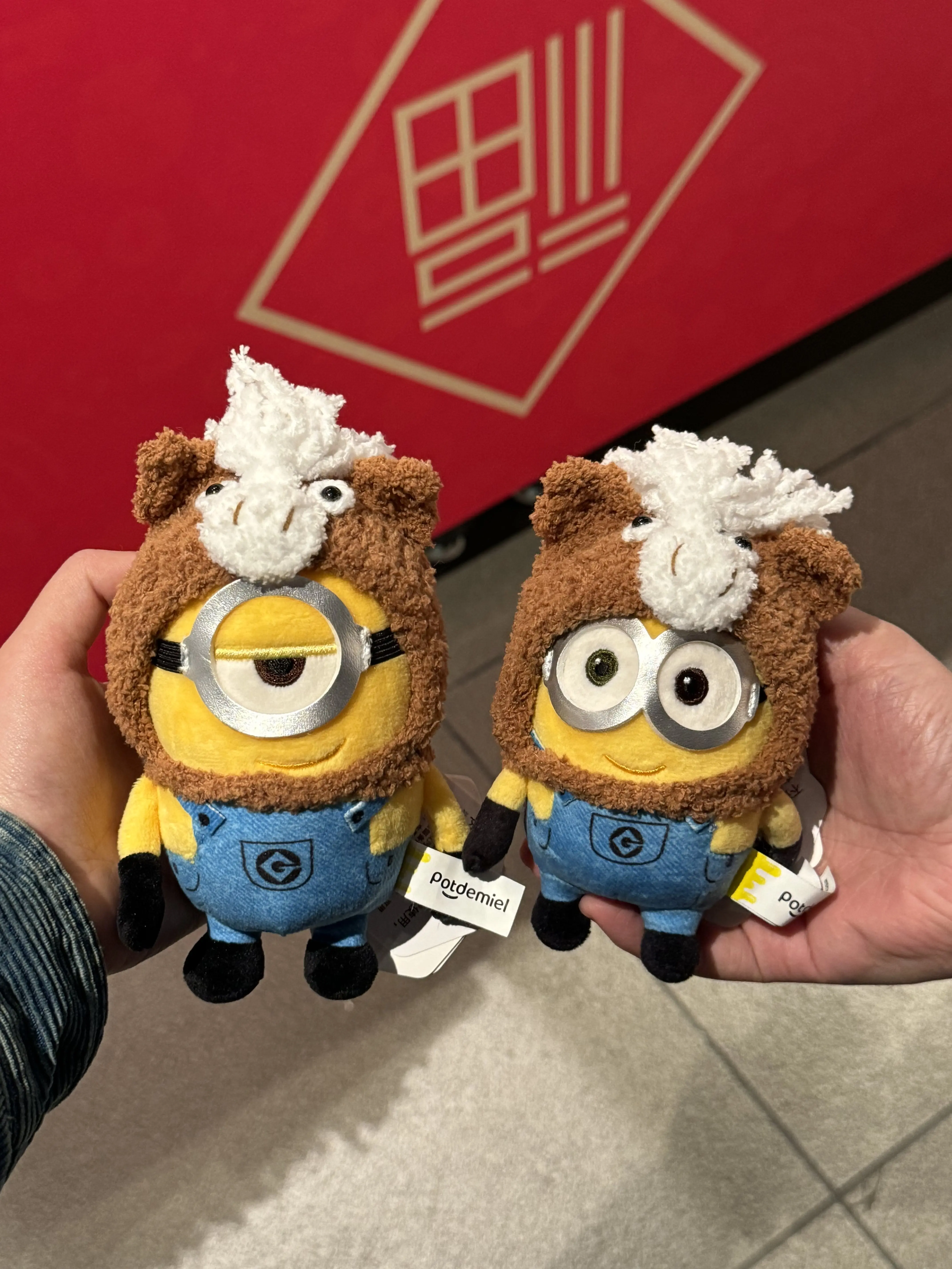 Muñeco de Peluche Original de Minion de Despicable Me, Colgante para Bolsa, Llavero de Muñeco Adorable, Regalo de Cumpleaños, Decoración para Bolsa de Dibujos Animados