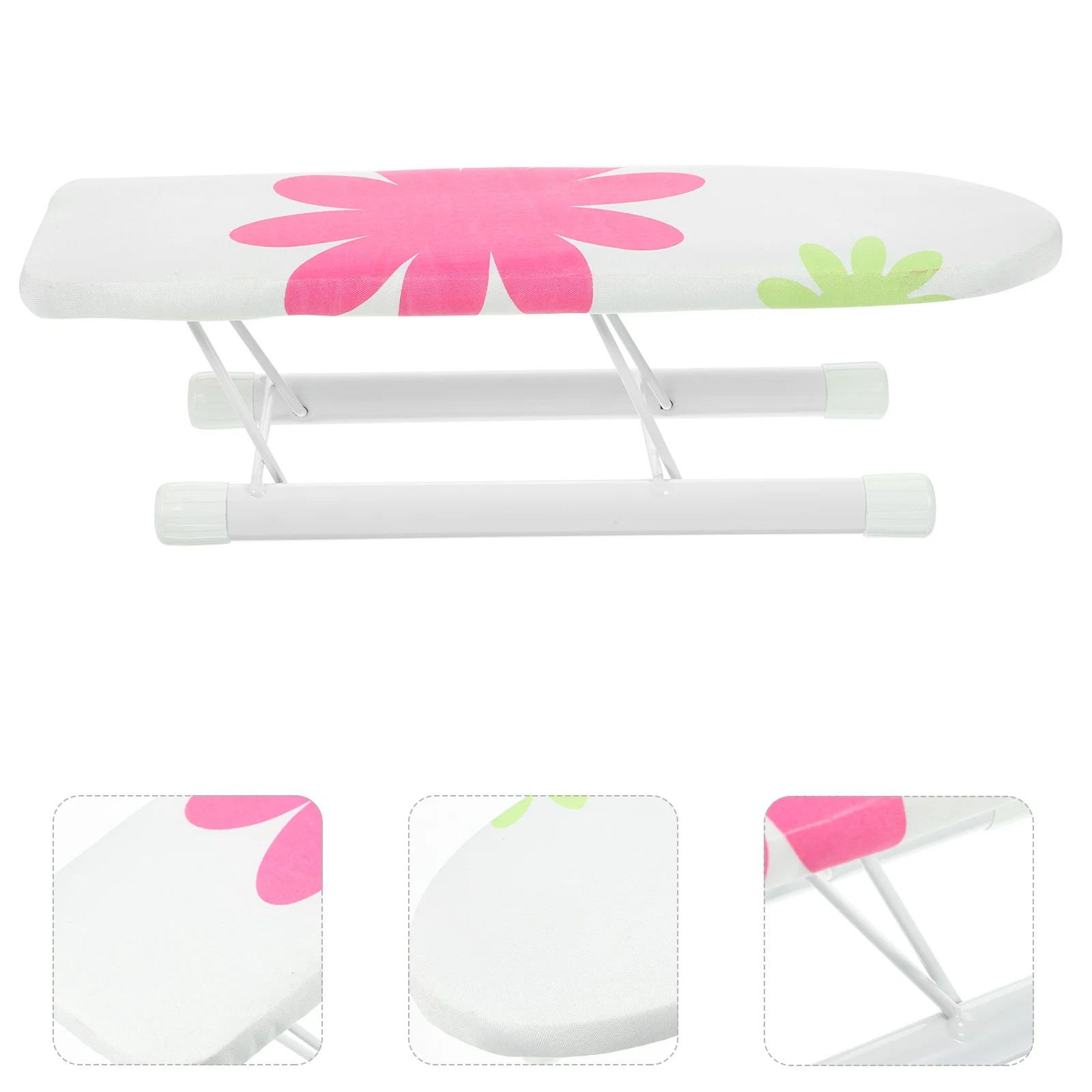 Mini Folding Ironing Board for Sleeve Desktop Household Small Stand (white Background) Tabletop Stool Filling