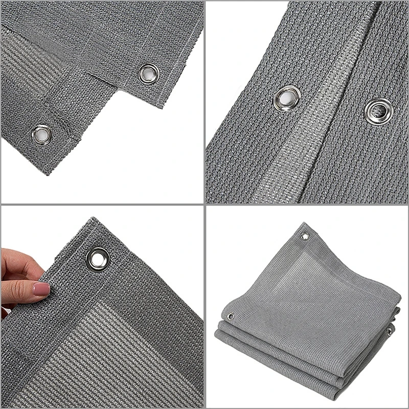 0.9x4m/6m Balcony Privacy Screen Fence Cover Patio Waterproof Shade Cloth 98% UV Protection Shade Sail Garden Porch Pool Decor