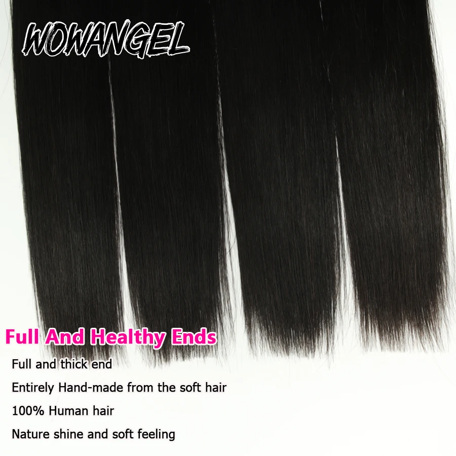 Fasci di capelli lisci ossei Fasci di capelli umani di colore naturale Estensioni dei capelli umani vergini da 12-28 pollici Fasci singoli per le donne