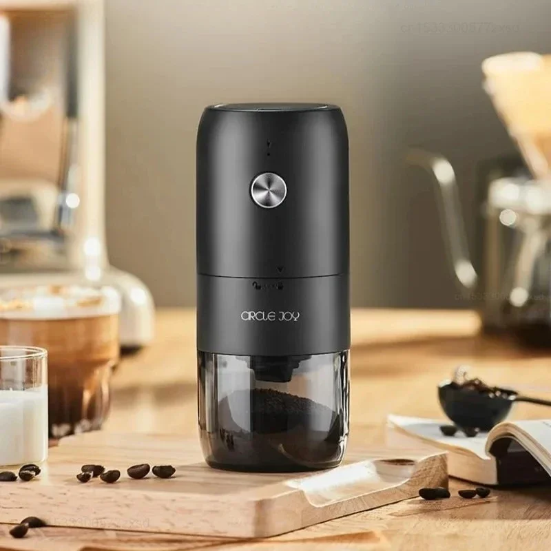 CIRCLE JOY Wireless Electric Coffee Bean Grinder Rechargeable Full‑Automatic Coffee Grinder Portable Home  EG07