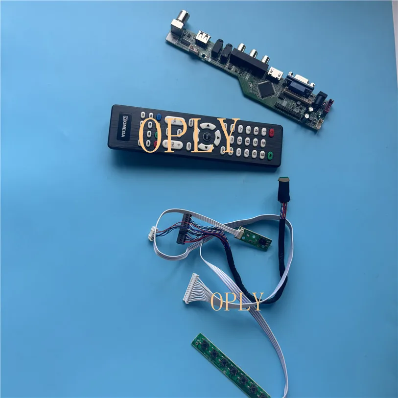 TV Controller board kit Audio LED for B156HTN01 B156HTN02 B156HTN03 1920X1080 15.6" Screen monitor HDMI-compatible RF USB AV VGA