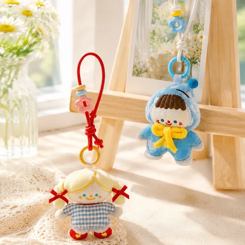 Trending Cute Girl Qiqi Cartoon Keychain Bag Pendant Cute Doll Cartoon Pendant Plush Toy For Girlfriends And Family Holiday Gift