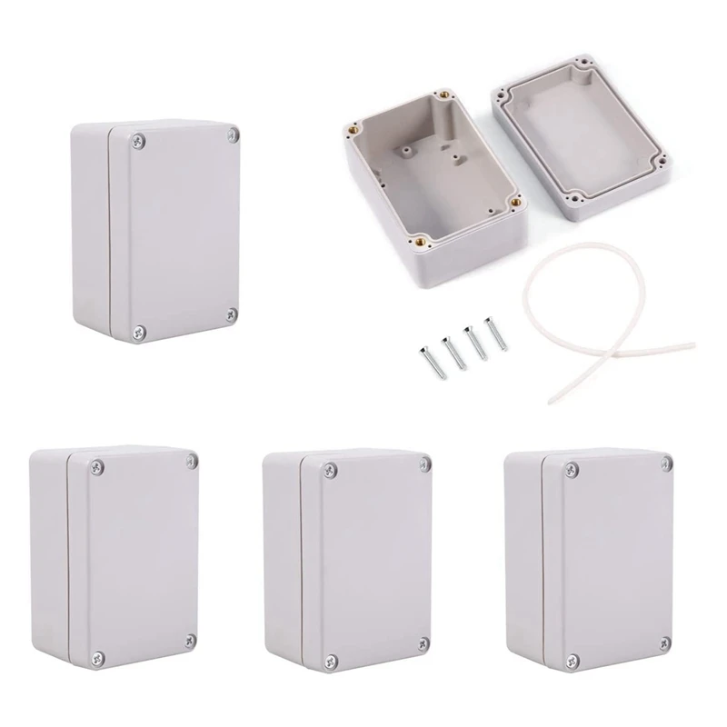 5 Pieces Of Waterproof Junction Box Cable Connection Power Box Enclosure Cover (100 X 68 X 50Mm)