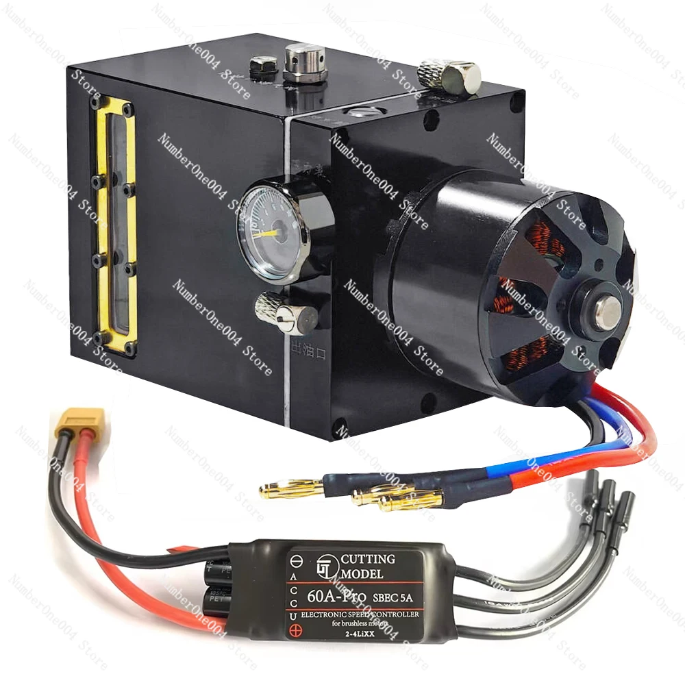 

RC Hydraulic Model Oil Pump Hydraulic Integrated Pump with Oil Tank Pressure Regulating Safety Valve Excavator Model Accessories