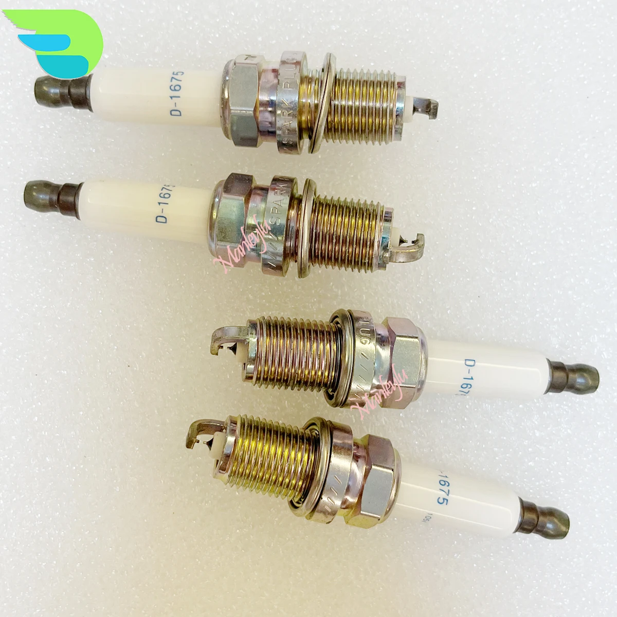 4pcs Dual Iridium Spark Plug D-1675 For PFR7S8EG 06H905601A FR5KPP332S DR14YP RC6WYPB3 PK22PR8 101905631H Z347