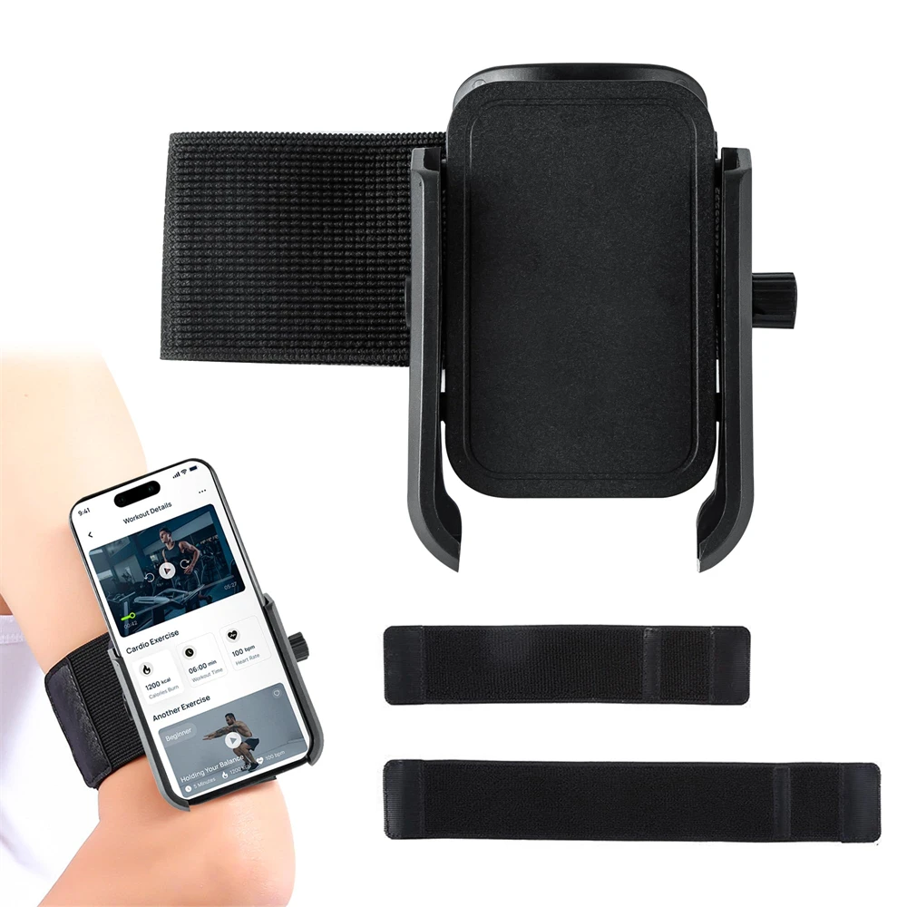 360 ° Suporte de Pulso Rotativo para Celular, Suporte de Braço para Smartphone, Destacável 360° para Corrida °   para Corrida
