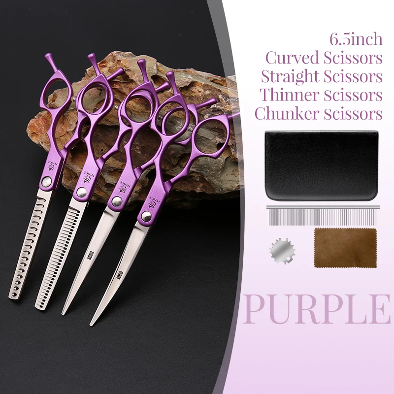 Fenice 6.5 Inch Professional Dog Grooming Scissors Set 7