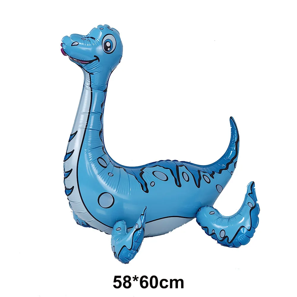 Dinosaurier-Party-Deko 32 Zoll Dinosaurier-Zahlenballons für 1-3 Jährige Kindergeburtstag Babyparty Matte Cartoon-Folienballons Dekorationen