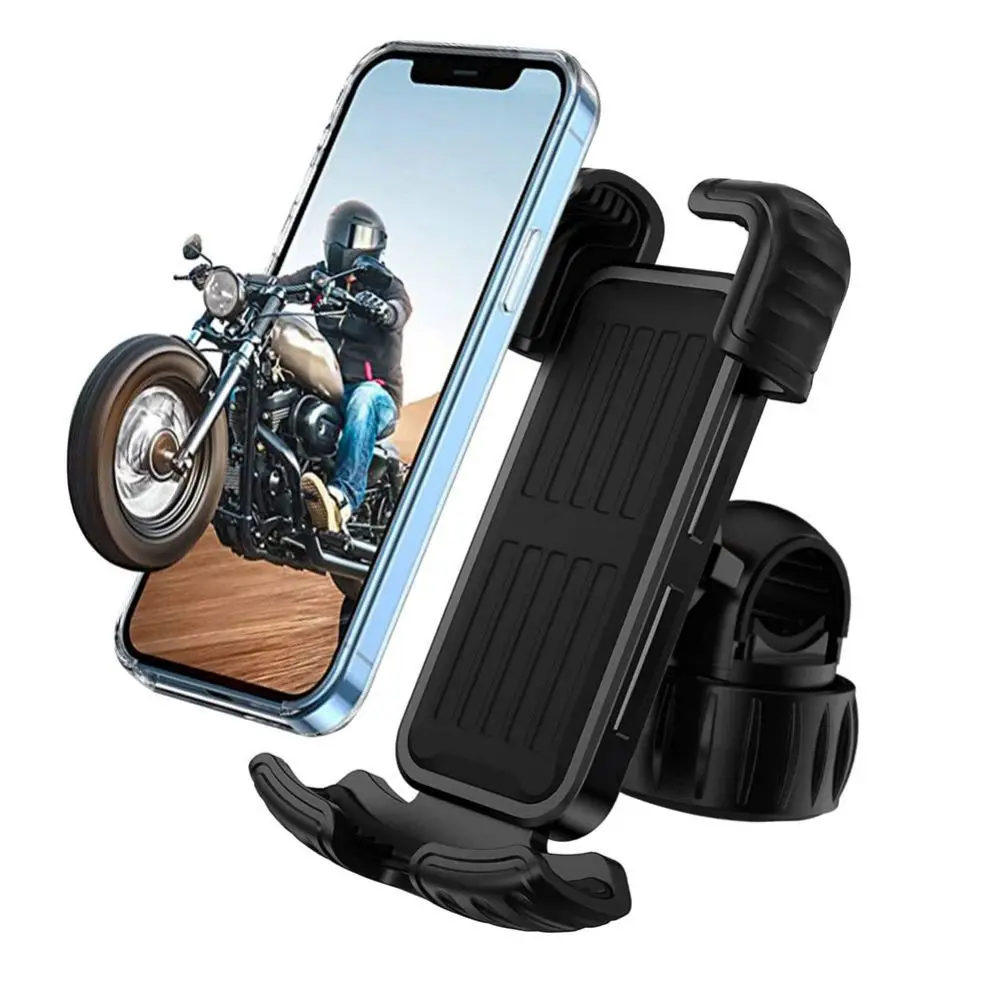 

Motorcycle Bicycle Phone Holder Rotatable Handlebar Mount Phone Nevigation Bracket Racks for Road Mountain Bike Scooter E-bike