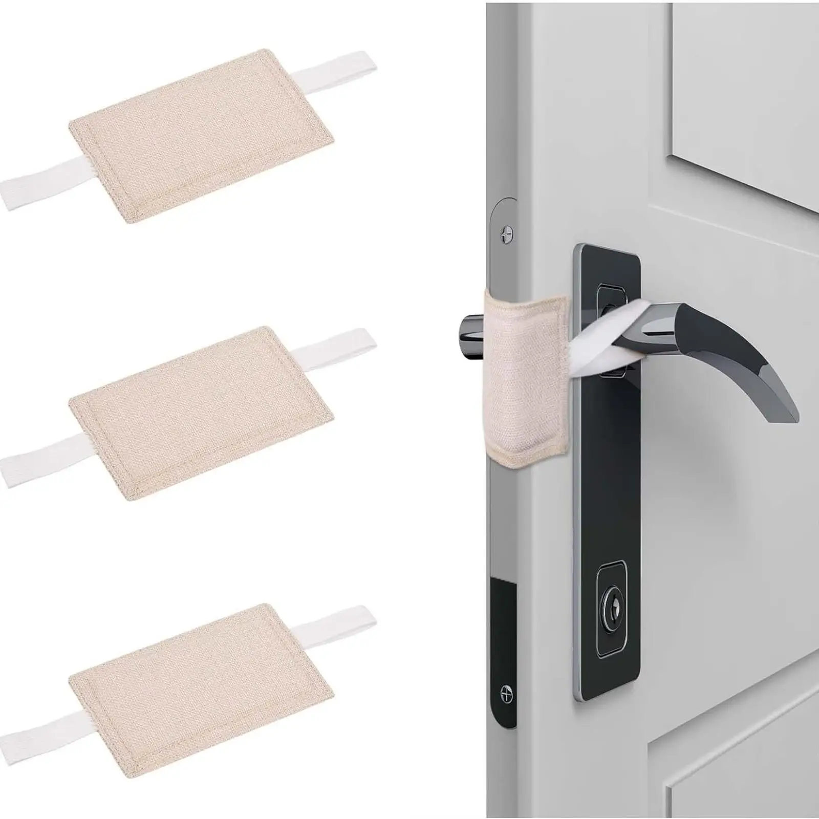 3 Pieces Door Silencer Door Closer Jammer Cushion for Noise Reducing Toddler