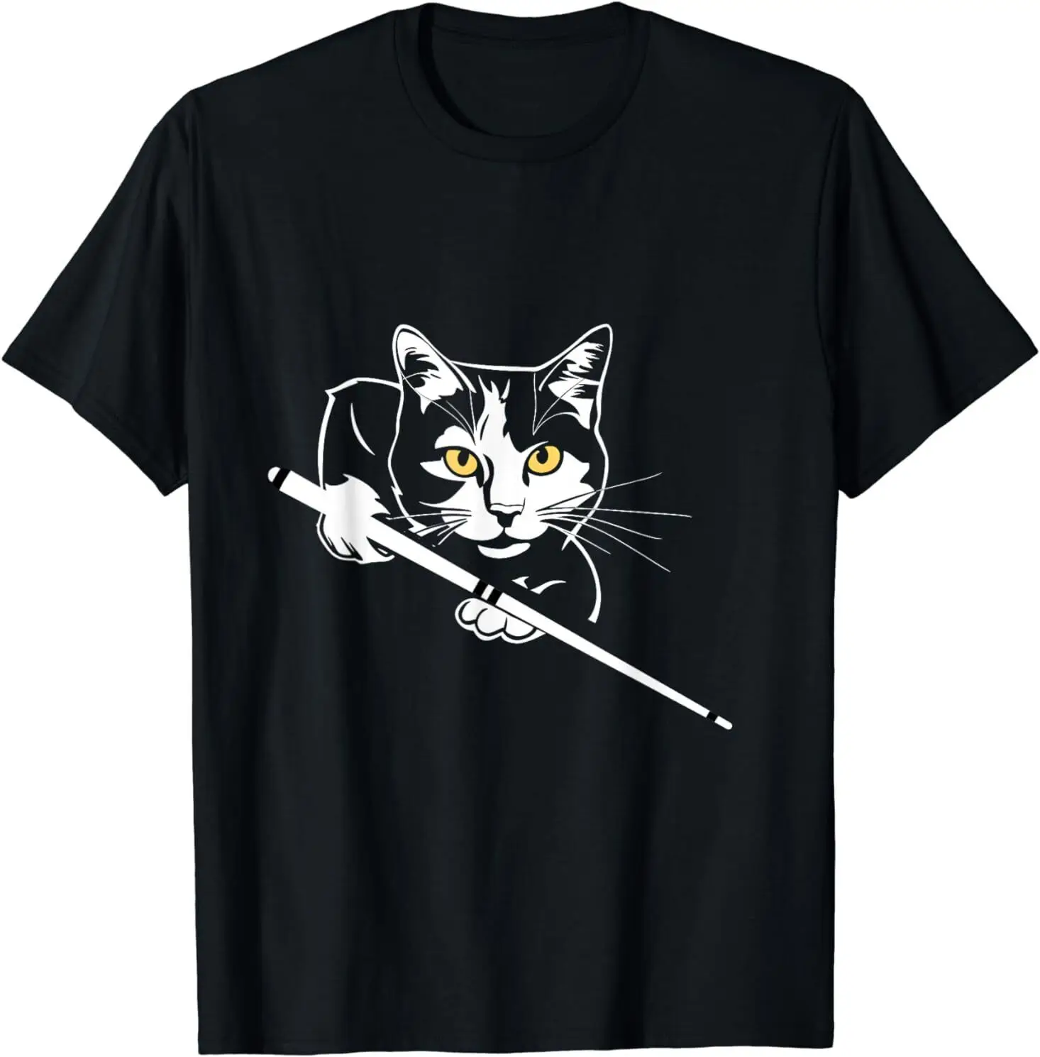 NEW LIMITED Cat Playing Pool Billiar in Lounge Cool Funny Cats T-Shirt S-3XL