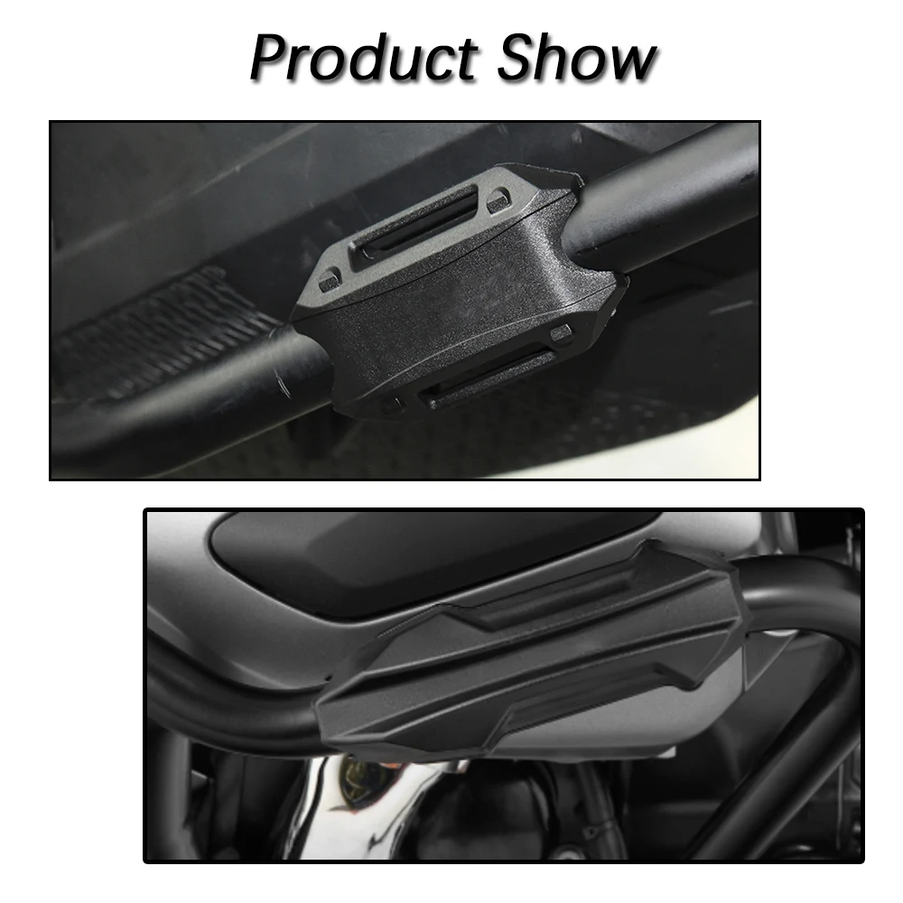 Motor Bater Bar Proteção Bumper, Bloco de Guarda Decorativo, BMW R1250RT, 2019, 20202, 2021, 2022, 2023, 2024