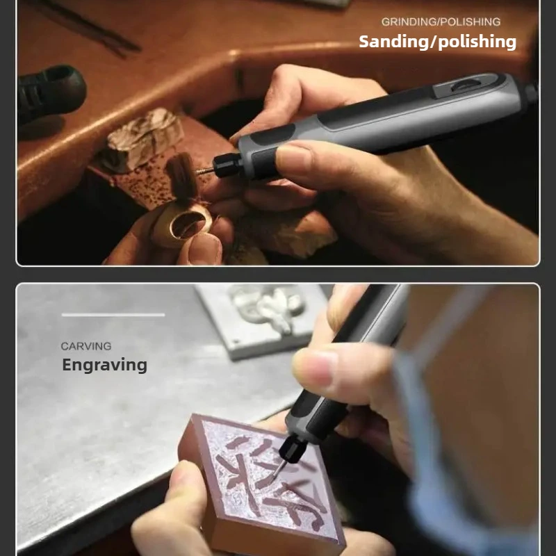 Youpin Engraving Pen Grinder USB Cordless Rotary Tool DIY Kit Mini Polishing Variable Speed Power Tool Set Wireless Drill