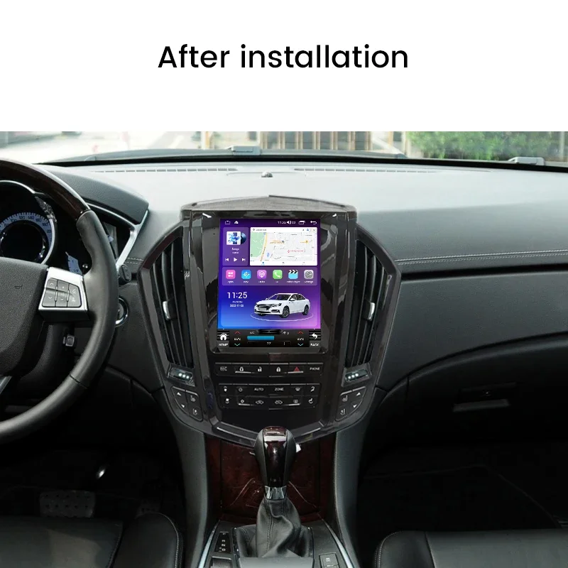 Car Radio Tesla Style Screen For Cadillac SRX  2009-2012 Multimedia Video Player Car Intelligent System RDS Carplay Android Auto