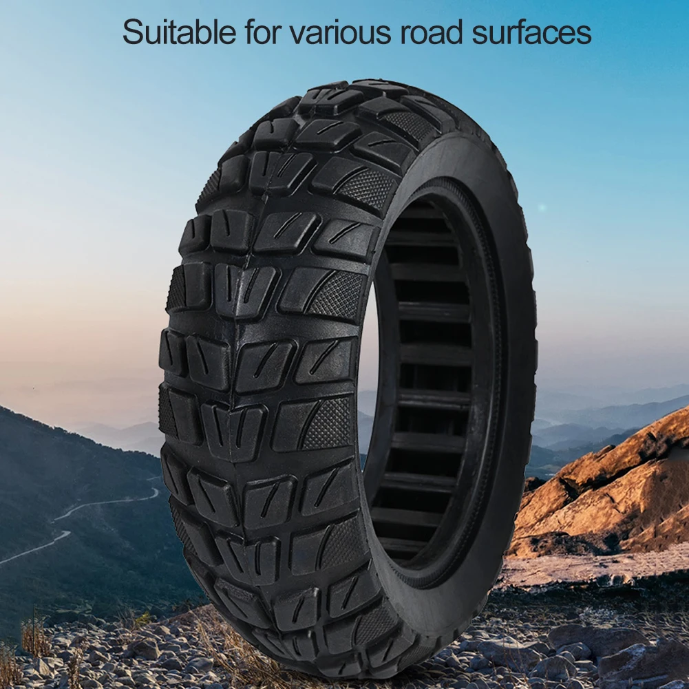 1 PCS 10x2.7-6.5FB Scooter Tire Wear-resistant Rubber Thickened Pattern Anti-skid Tire Scooter Parts & Accessories