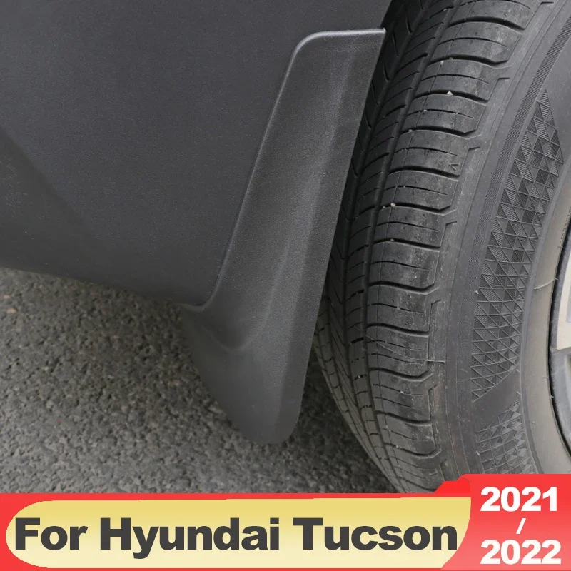 For Hyundai Tucson NX4 2021-2023 2024 Hybrid N Line Car Mud Flaps Mudguards Splash Guards Fender Mudflaps Protector Accessories