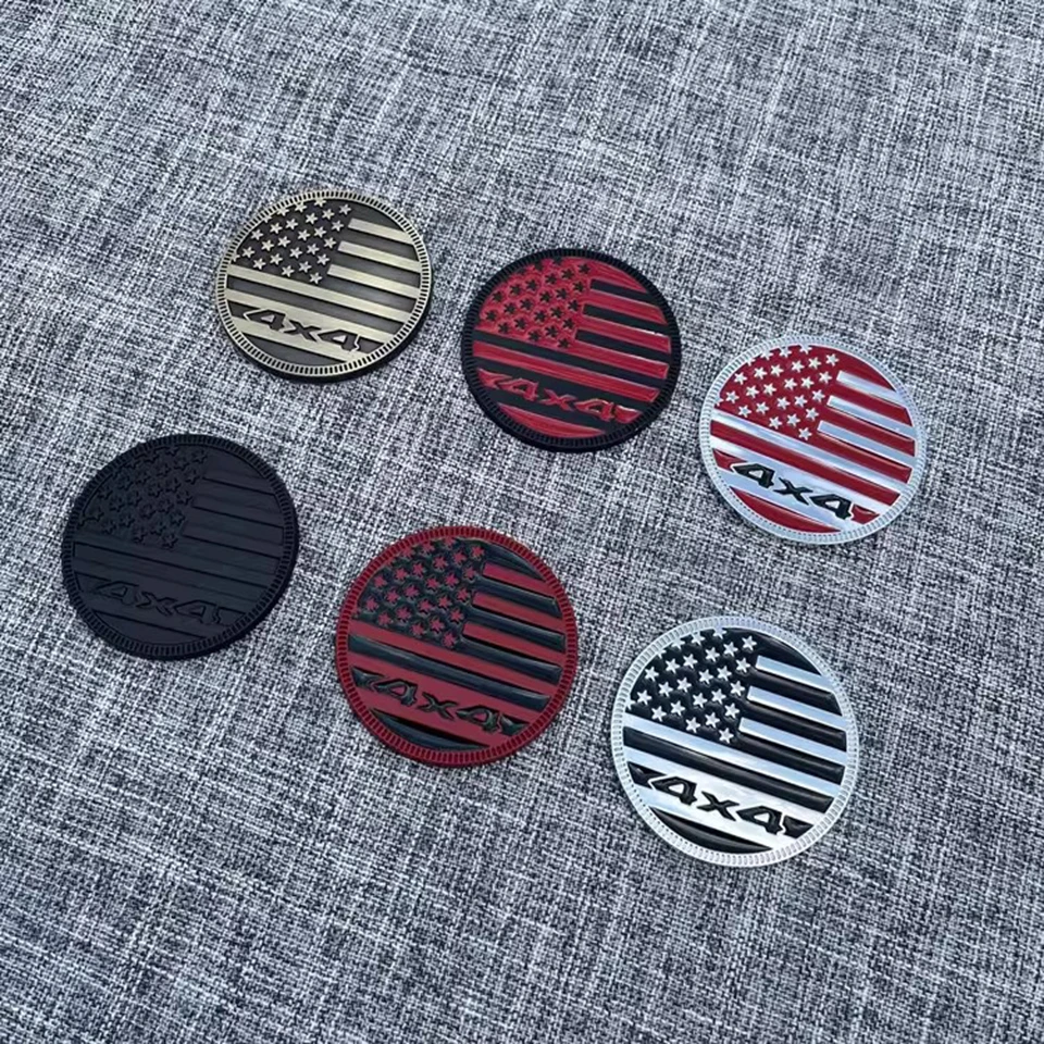 

Наклейка с американским флагом 4x4 для внедорожников, грузовиков и легковых автомобилей, эмблема США для защиты от царапин и вмятин, наклейка-пленка B-1