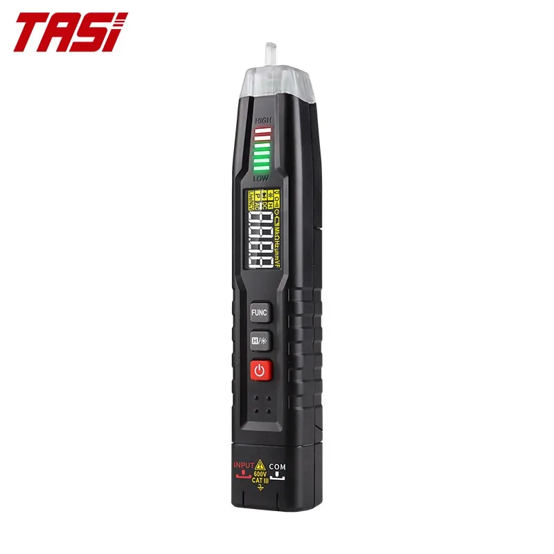 

LED IndicatorTASI TA13C Smart Non-Contact Voltage Tester Pen AC 0.8V-600V Circuit Detector Phase Sequence Continuity Test Multim