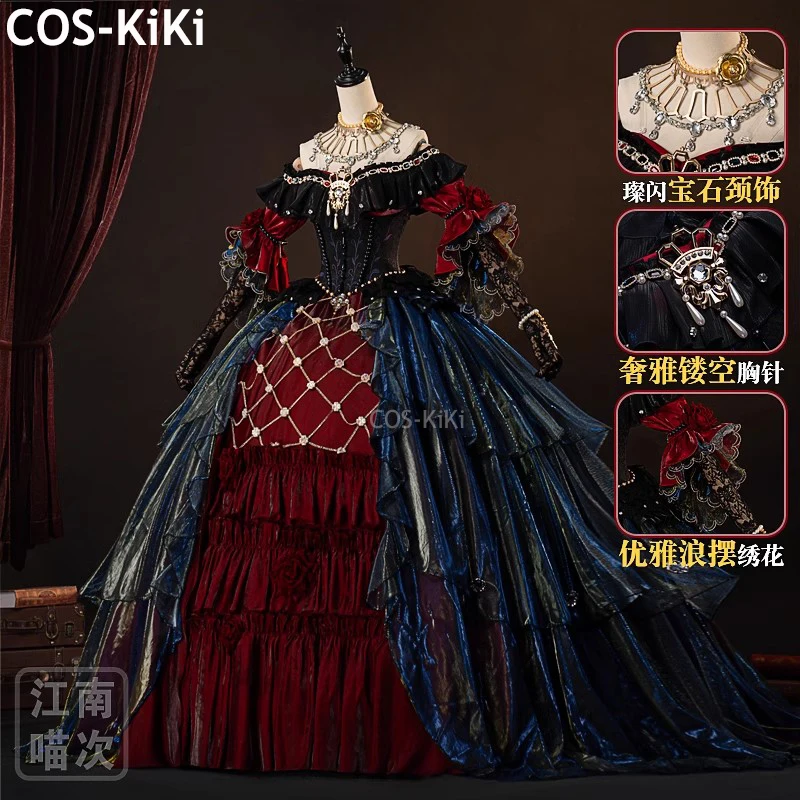 COS-KiKi Ta.com-Robe de Jeu Reine Sanglante V Marie pour Femme, Uniforme de Cosplay Élégant, Costume de ixd'Halloween, Tenue de Jeu
