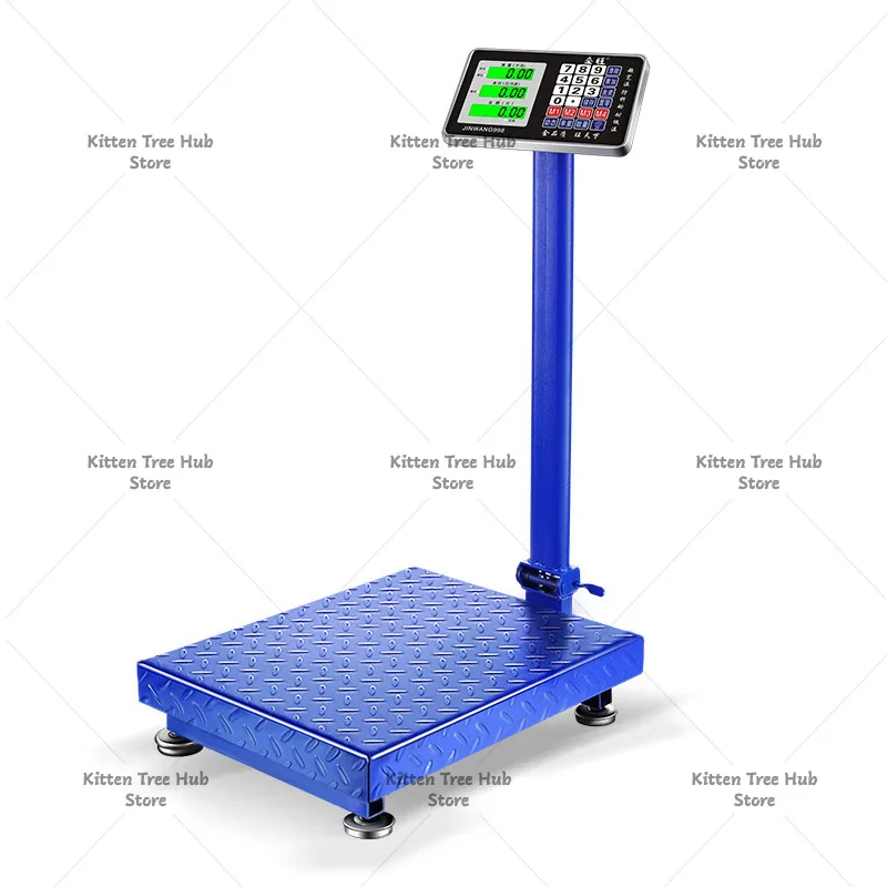 Electronic Scale Commercial 150kg Vegetable Stall 300 Scales Floor Scale High-precision Counting and Weighing Factory