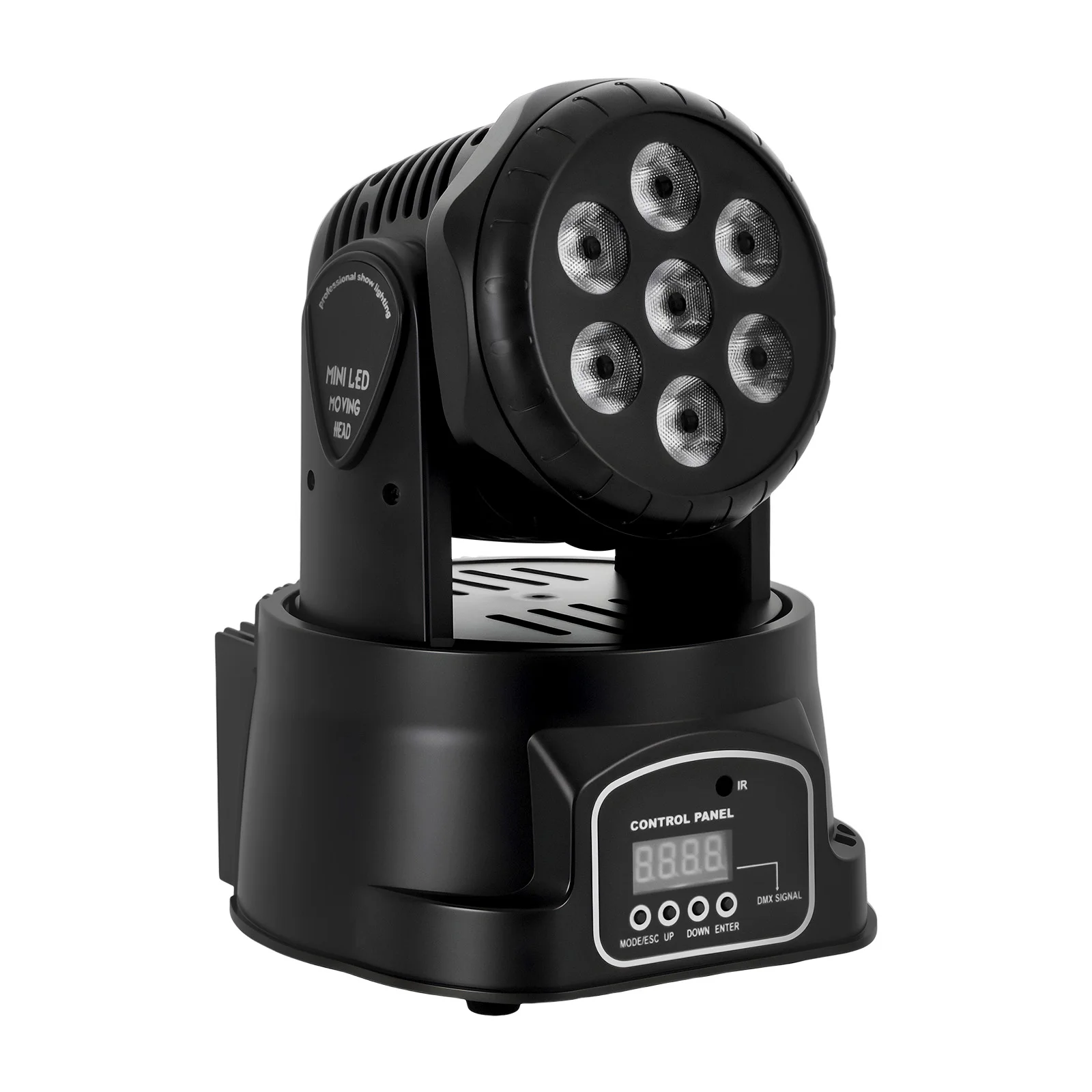 7x10W Moving Head LED Wash Licht RGBW 4in1 Party-Licht DMX 512 für DJ Disco Hochzeit Party Nachtclub Licht-Performance – Detail 9