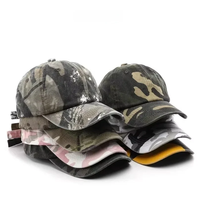 2026 Unisex Baseball Cap Solid-color Light-coated Camouflage Sun Protection Shading Baseball Cap Engaged In Outdoor Sports Fashi