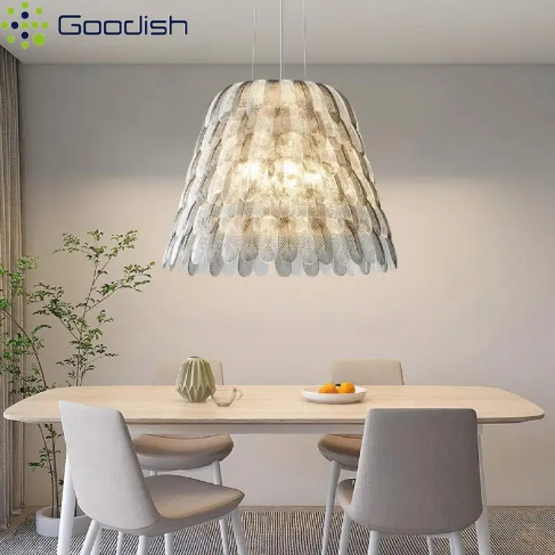 

Современная простота, роскошные акриловые светодиодные подвесные светильники в форме птичьей клетки, минималистичный внутренний светильник для виллы, украшение для дома, люстра